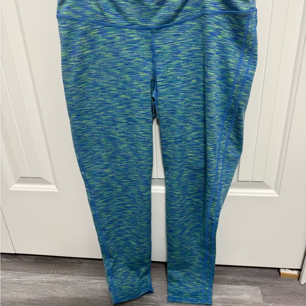 RARE - Lilly Pulitzer Blue and Green Leggings